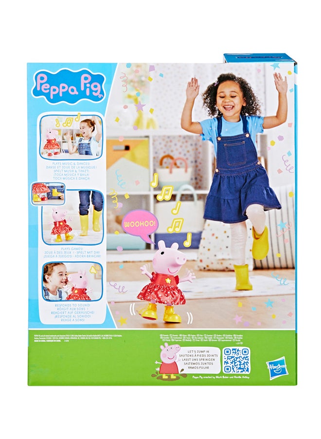 Peppa Pig Peppa’s Muddy Puddles Party Singing and Dancing Doll  - Image 3