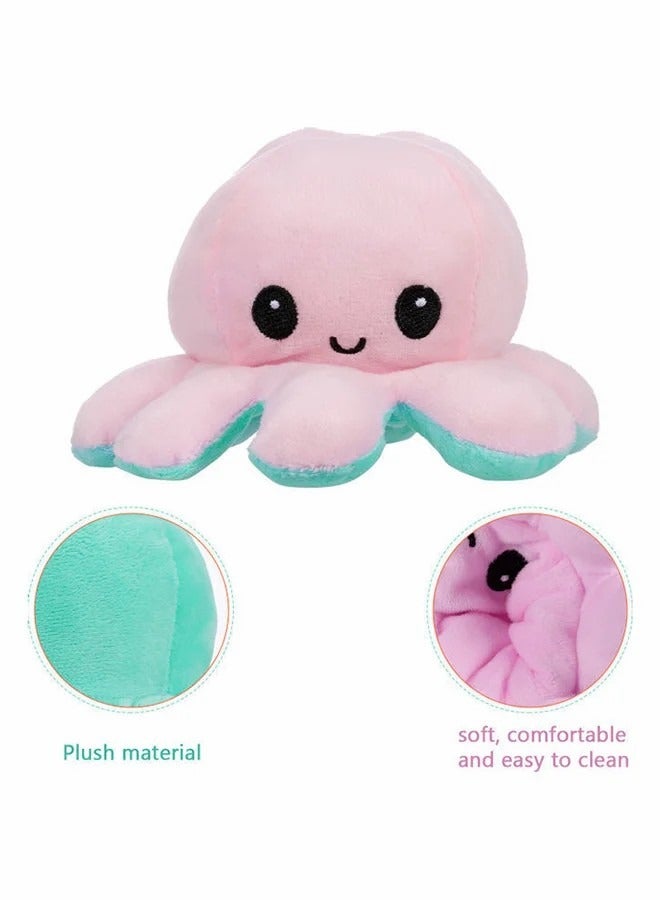 Children's Toy Double-Sided Two-Color Flip Plush Octopus Doll - Image 5