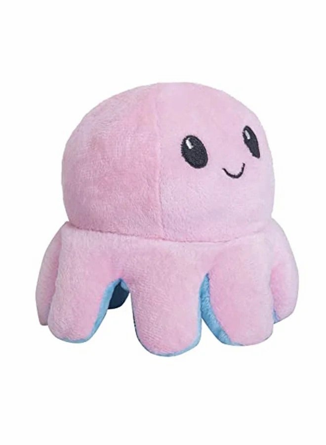 Children's Toy Double-Sided Two-Color Flip Plush Octopus Doll - Image 3
