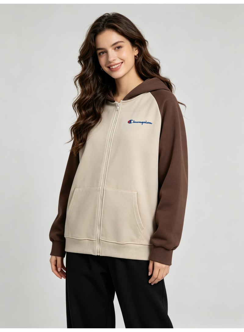 شامبيون Champion men's and women's matching raglan sleeves hooded cardigan jacket - Image 4