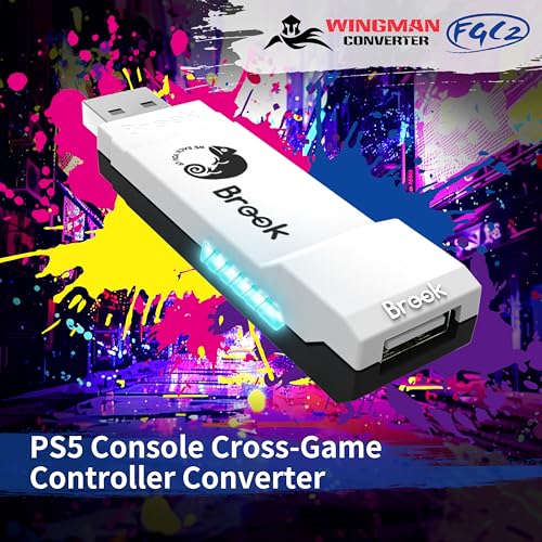 Brook Wingman FGC2 Converter with Keychain– Arcade Joystick Adapter Gamepad for PS5 & PC, Supports All PS5 Games 【Official Exclusive Version】 - Image 2