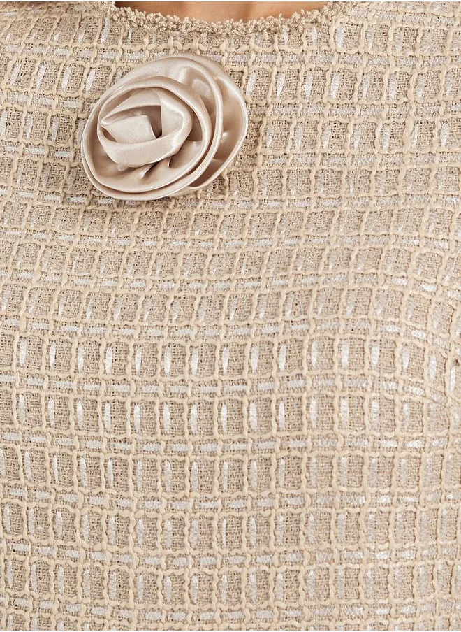 Styli Tweed Shift Dress