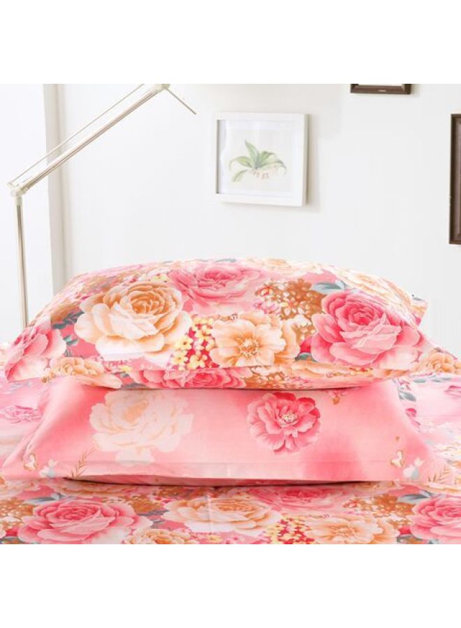 Pillowcase Pair Of Skin-friendly Sanding High-end High-density 42 Sensheng Honey Language Flower Fragrance-Color:Quiet Life☢-Specifications:48*74  ☢  - Image 5