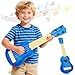 YEZI Classical Ukulele for Kids Mini Toddler Guitar Toy with Pick Educational Musical Instrument for Preschool Boys Girls Early Learning Music Toy for Ages 3 4 5 6 Years Old Blue - Image 2