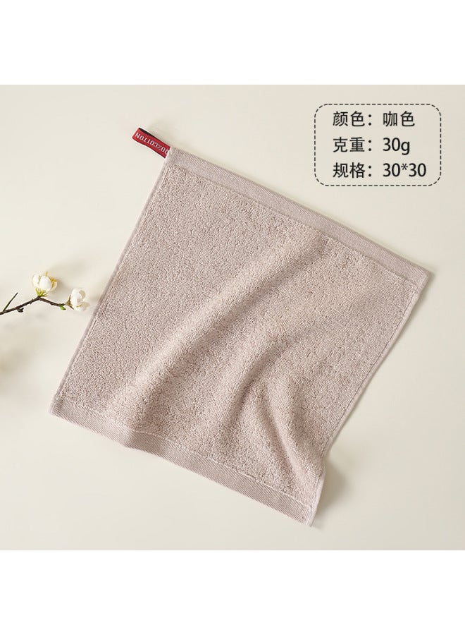 Pure Cotton Square Towel 30*30 Face Wash Absorbent Household Cotton Small Towel Lint-free Kidsren's Kindergarten Handkerchief