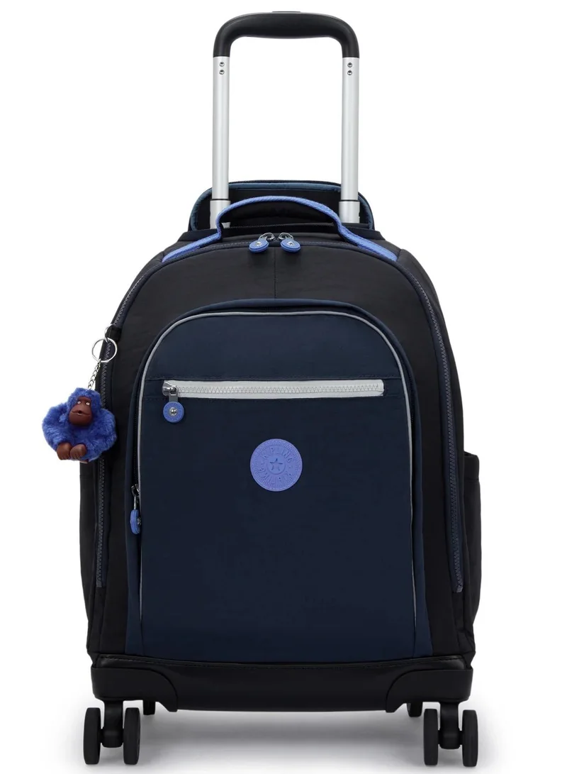 كيبلينغ حقيبة ظهر بعجلات كبيرة من زي ترو بلوك مع جيب للابتوب