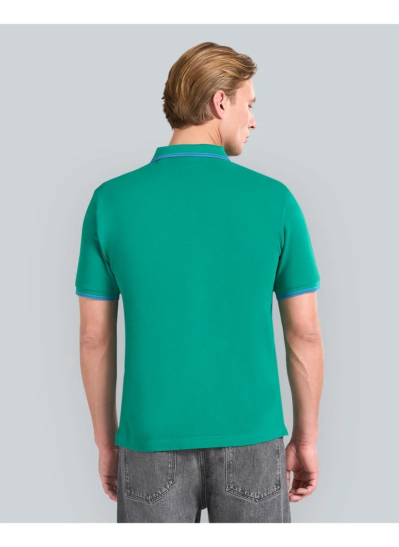 غانت Gant Contrast Tipping Polo For Men (White With Navy Accents)