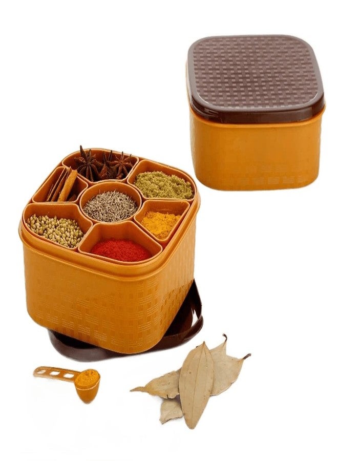 FOXTAIL 7 Section Masala Box with Lid Premium Spice Organizer Container for Efficient Kitchen Storage - Image 2