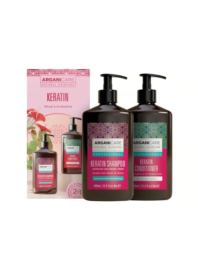 Arganicare Keratin Ritual Duo Box - Image 1