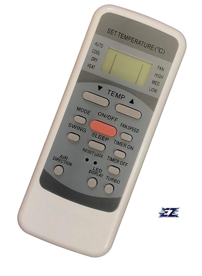 ELTRAZONE جهاز تحكم عن بعد لمكيف الهواء متوافق مع بلو ستار/أونيدا/فولطاس/جودريج مكيفات الهواء المنفصلة/الشباك (AC-78) - بطارية مضمّنة - Image 2