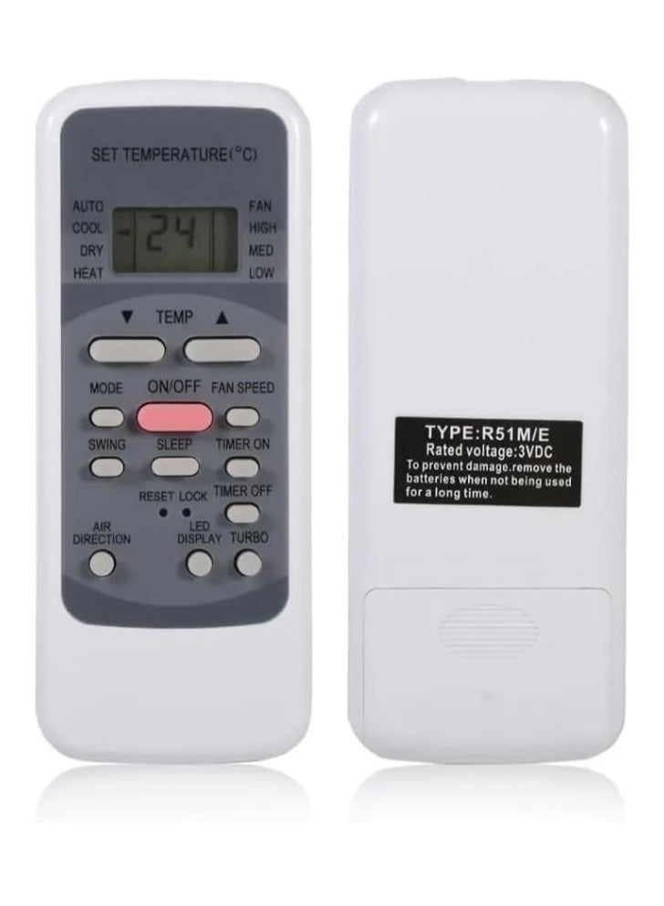 ELTRAZONE جهاز تحكم عن بعد لمكيف الهواء متوافق مع بلو ستار/أونيدا/فولطاس/جودريج مكيفات الهواء المنفصلة/الشباك (AC-78) - بطارية مضمّنة - Image 5