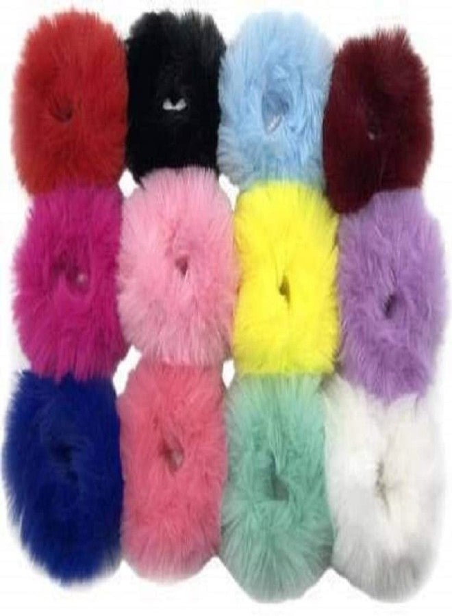 MPK PERFECT Combo kanya pujan gifts set hair band/fur hairband/hair tie For Kids Birthday Return Gifts Party Girls/Kanjak/Navratri Return Gifts pack of 12 combo set - Image 1