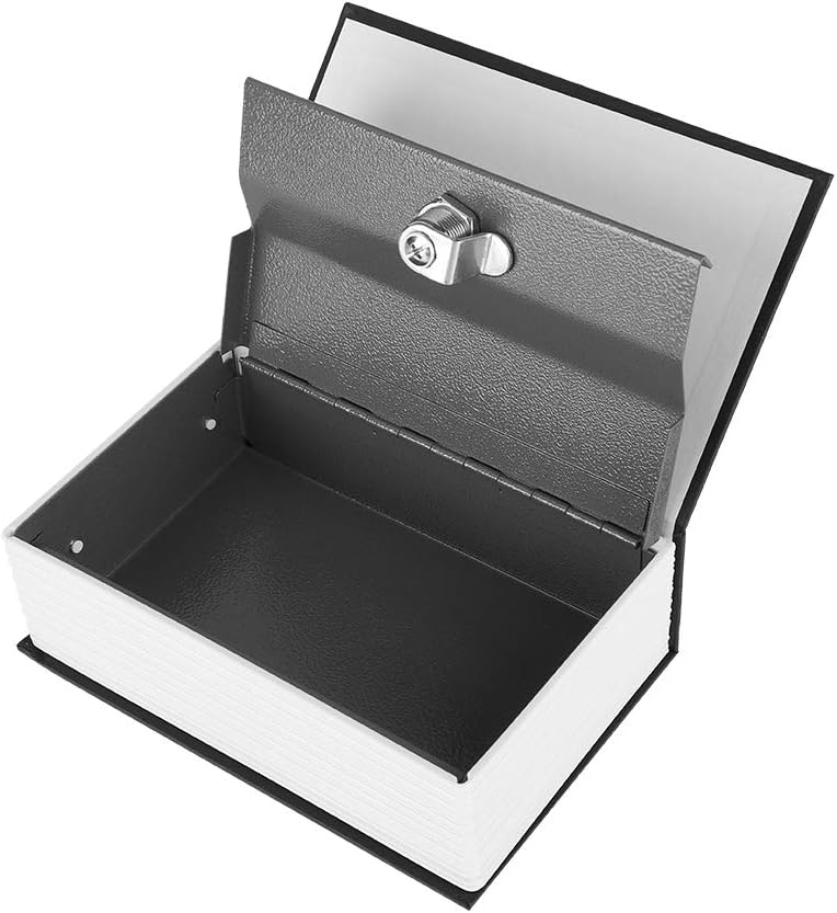 klarako Book Safe With Key Lock, Black English Dictionary Safe Box Dictionary Diversion Book Safe Portable Metal Safe Box Secret Book Hidden Safe Jewelry Collection Storage Case With 2 Keys - Image 2