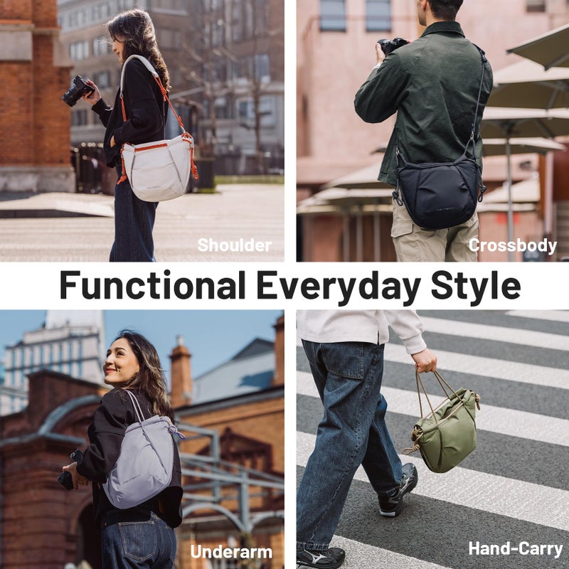 PGYTECH OneGo Rope Strap Camera Bag â€“ Multifunctional Shoulder Bag for Urban Photographers. Compact Camera Bag Compatible with Sony/Canon/Nikon/Mirrorless Cameras, Midnight Black - Image 5