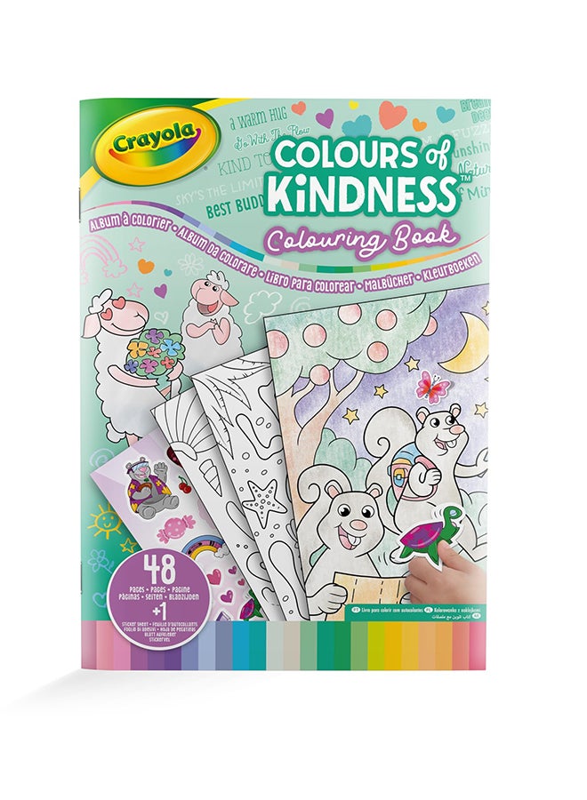 Crayola Colors of Kindness Coloring Book, 48 Pages + 1 sticker sheet - Image 3