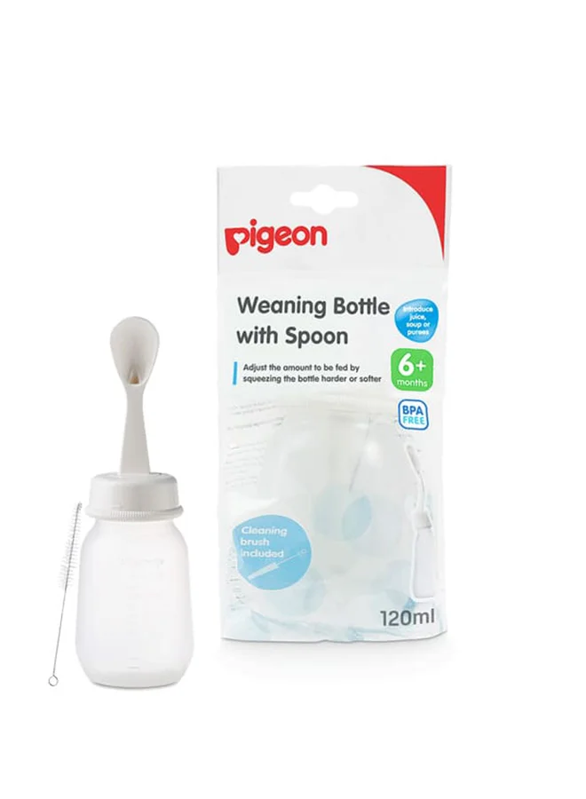 pigeon Weaning Bottle With Spoon 120Ml