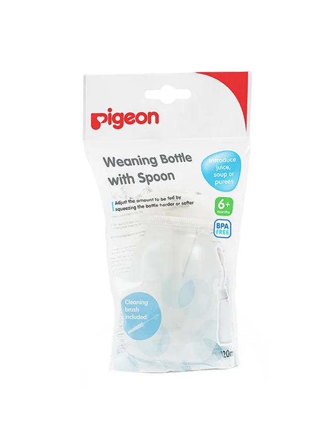 بيجون Weaning Bottle With Spoon 120Ml