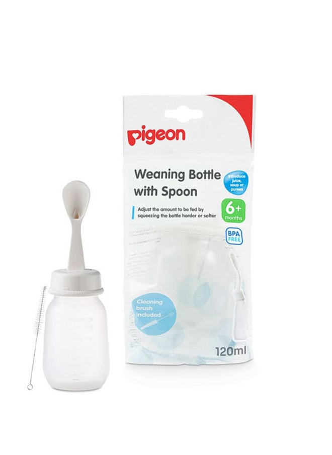 Weaning Bottle With Spoon 120Ml - pzsku/Z9F499F43A376C51093E9Z/45/_/1684393625/054c4d3b-15d3-420a-ba65-9f684aa0262b