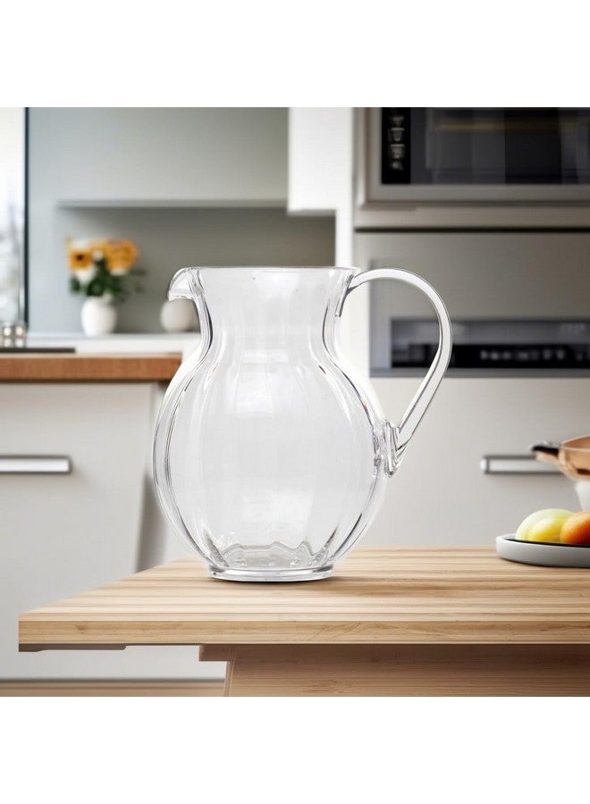 Get G.E.T. P-4090-PC-CL-EC Shatterproof Plastic Lemonade/Margarita Pitcher, 90 Fluid Ounce, Clear, Set of 1 - Image 2