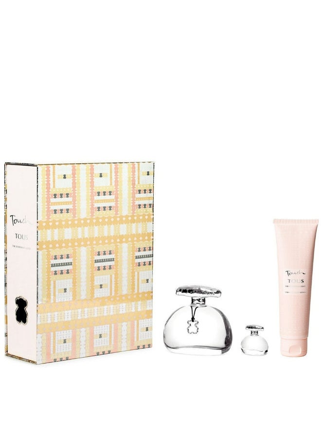 Tous - Tous Touch The Luminous Gold - Eau de Toilette, 100 ml + 4 ml + Body lotion 150 ml Gift Set - Image 1