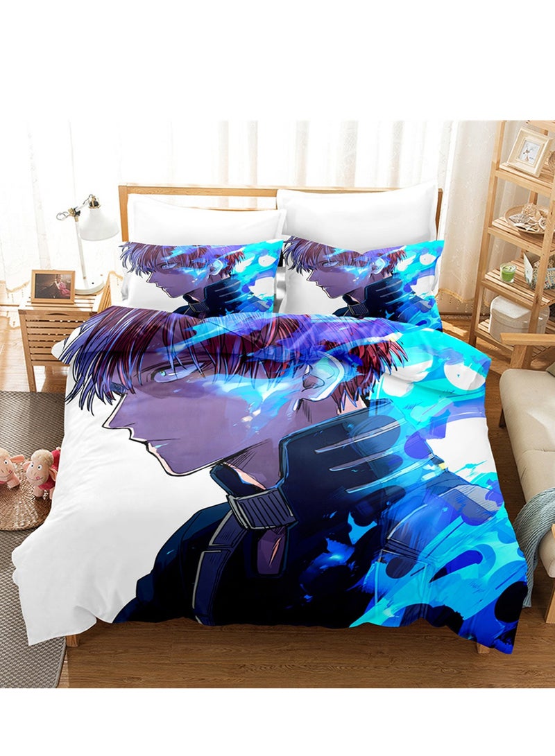 3pc creative 3d printing creative printing 1 quilt cover 2 pillowcases fashion set - Image 2