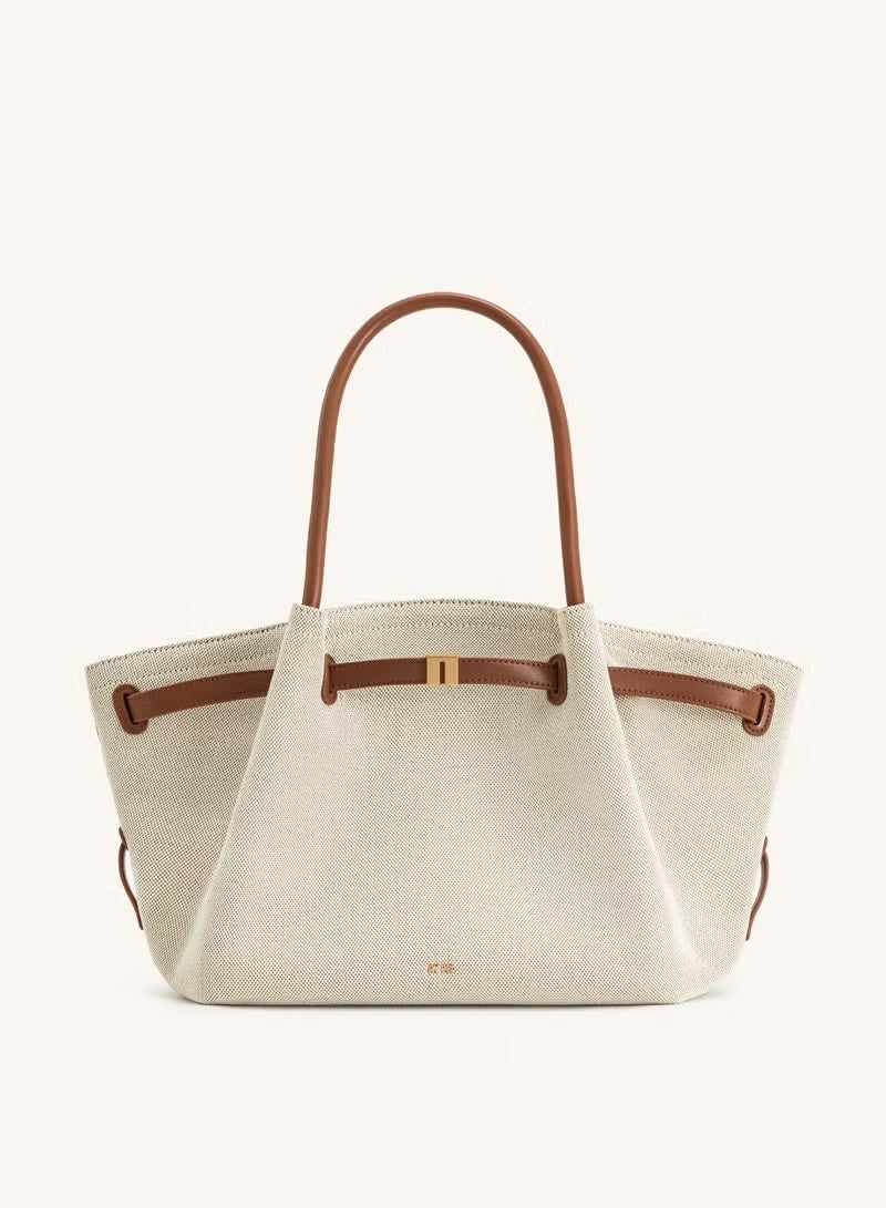 JW PEI Hana Medium Tote Bag - cream/off-white - Image 3