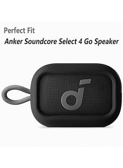 Generic Silicone Case for Anker Soundcore Select 4 Go Speaker, Protective Portable Scratch Shock Resistant Cover (Black)  - Image 2