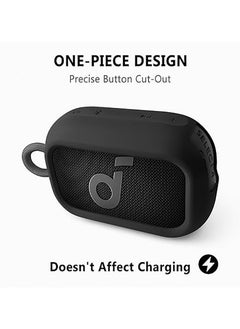 Generic Silicone Case for Anker Soundcore Select 4 Go Speaker, Protective Portable Scratch Shock Resistant Cover (Black)  - Image 5