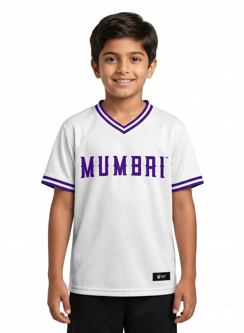 Baseball United Mumbai Cobras Kids' V-Neck Jersey
