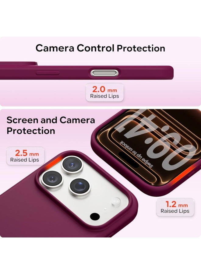 جراب لهاتف iPhone 17 Pro Max مصنوع من جل السيليكون السائل الناعم، حماية كاملة للجسم ضد الصدمات، غطاء غير لامع، بطانة ناعمة من الألياف الدقيقة، جراب خلفي نحيف لهاتف iPhone 17 Pro Max - Image 5