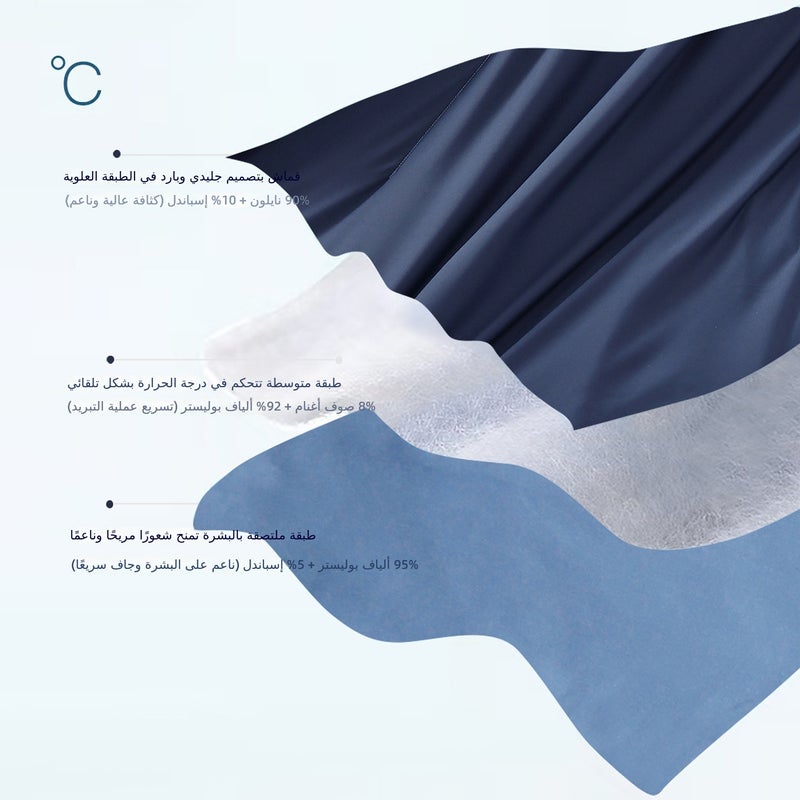 Mini Dream Deep Sleep Summer Quilt Pro 3.0 - Calm Blue, Cooling Fiber, Machine Washable, Lightweight Air Conditioner Blanket (2026 New Arrival) - Image 5