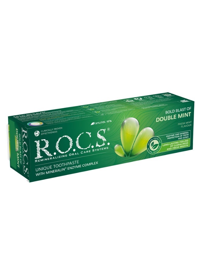 Rocs Toothpaste R.O.C.S. Double Mint, 74 g - Image 4