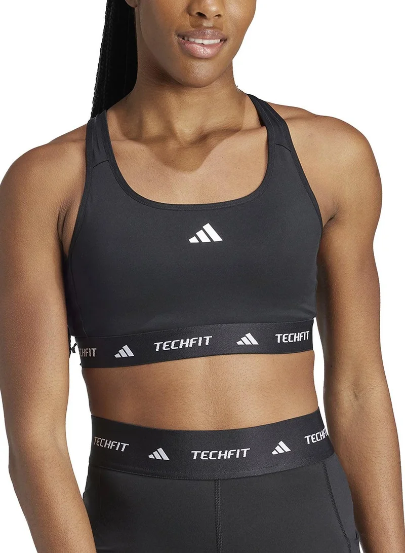 Adidas BLACK Techfit Bra for Women | Best Price UAE