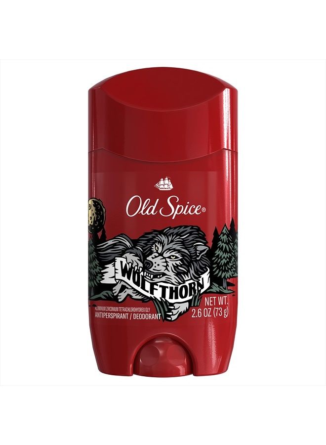 Old Spice Wild Collection Invisible Solid Antiperspirant Deodorant, Wolfthorn, 2.6 Ounce (Pack of 2) - Image 1