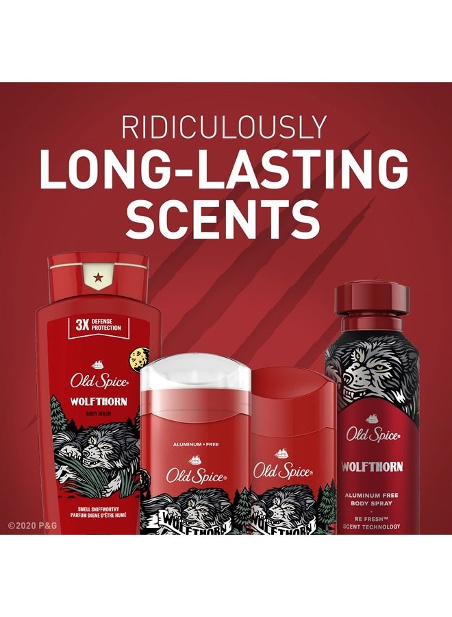 Old Spice Wild Collection Invisible Solid Antiperspirant Deodorant, Wolfthorn, 2.6 Ounce (Pack of 2) - Image 5