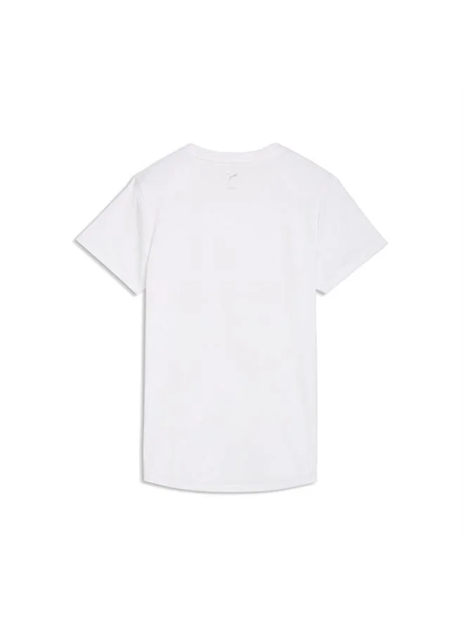 Puma PUMA White Train All Day Essentials Crew Tee Women for Women | Best Price UAE
