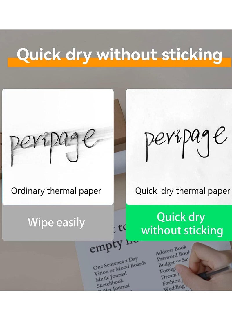 PeriPage Riitek Peripage A4 Thermal Paper Roll for Printing Label Tag, Sticker, Note, Memo, Receipt (Non-Sticky Thermal Paper, 210 x 297 mm - 200 A4 Sheet) - Image 3