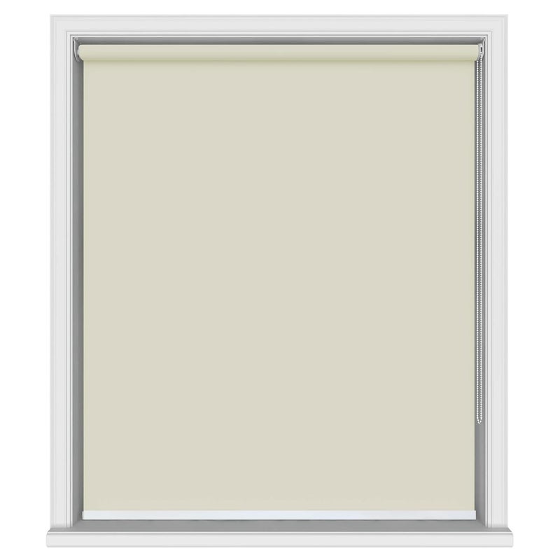 Colornest 100 Blackout Roller Blinds for Windows 72 Inch W X 60 Inch L RollUp Shades Sun UV Protection for Home Office Ivory Heavy Duty in 38 MM Pole - Image 3