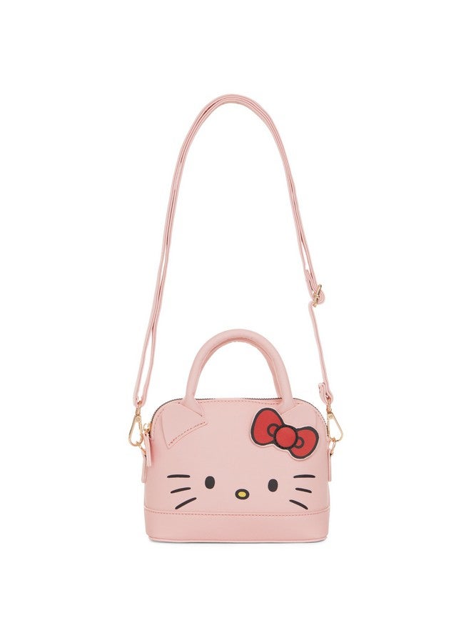 Sanrio Hello Kitty Leather Crossbody Handbag Girls Boys Teens Adults Officially Licensed Hello Kitty Faux Pu Leather Cosplay Crossbody Handbag (Pink) - Image 2