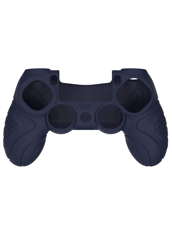playvital Guardian Edition Midnight Blue Soft Anti Slip Controller Silicone Case Cover For Ps4, Rubber Protector Skins With Joystick Caps For Ps4 Slim For Ps4 Pro Controller - Image 2