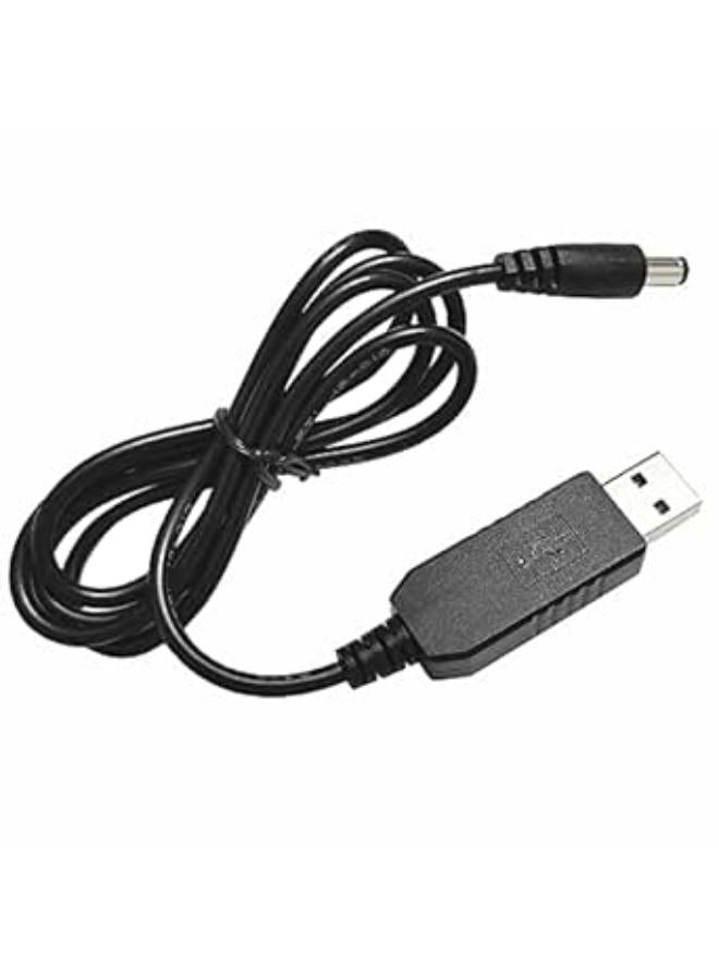 USB Boost Cable 5V to 12V Power USB Power Adapter Cable USB to DC Convert Cable DC 5.5 * 2.1 Power Port Wide Compatibility YINGJIAN