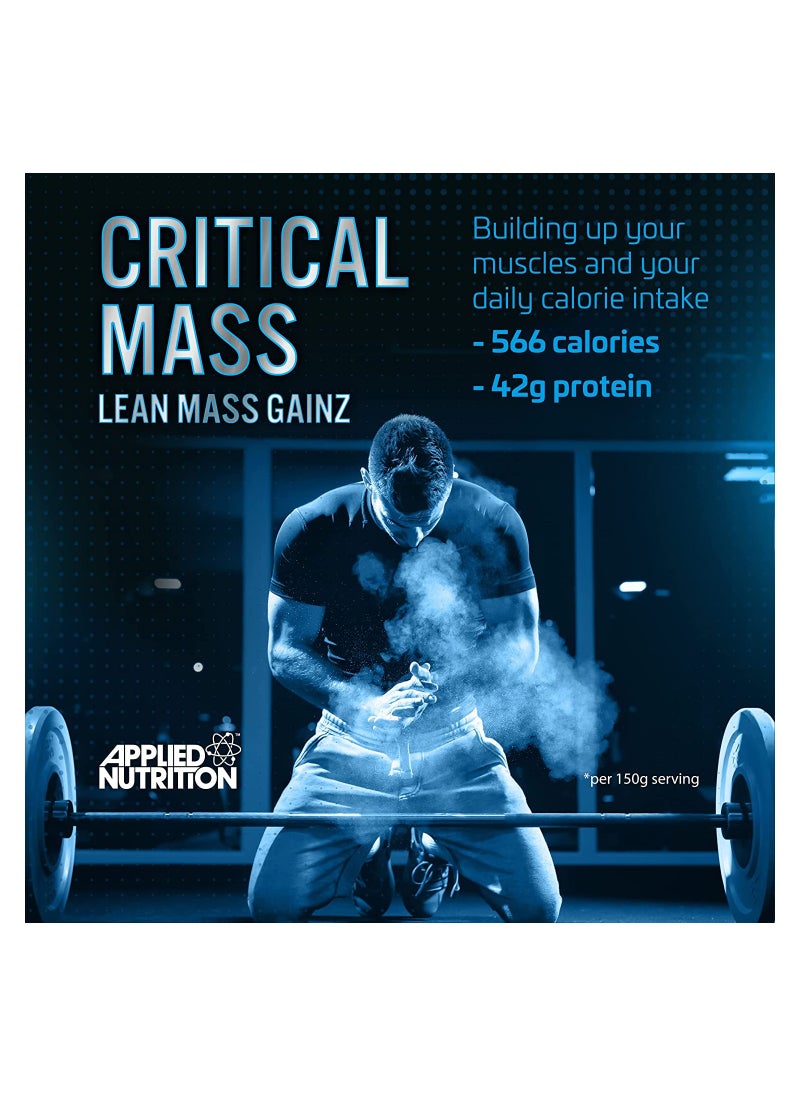 Applied Nutrition - Applied Nutrition Critical Mass Professional - Weight Gain Protein Powder, High Calorie Weight Gainer, Lean Mass-6kg - 40 Servings-Chocolate - Image 1