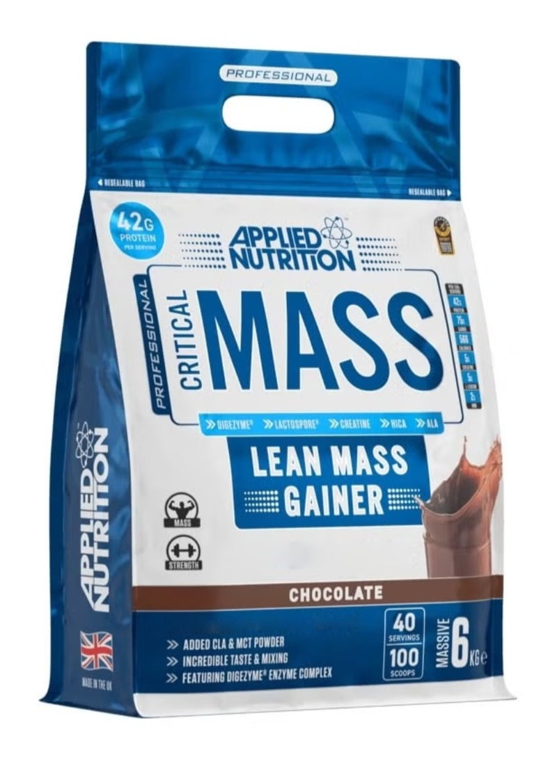 أبلايد نيوتريشن ابلايد نيوترشن كريتيكال ماس لين ماس جينر, شوكولاتة, 6 كجم - Image 1