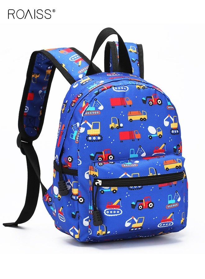 roaiss Boys Dinosaur Backpack with Adjustable Shoulder Straps, Fashion Cartoon School Bag, High-Capacity Waterproof Bookbags, Casual Daypack for Toddlers, Suitable for School, Excursion and Outdoor Activities, 22*13*27cm - Image 1