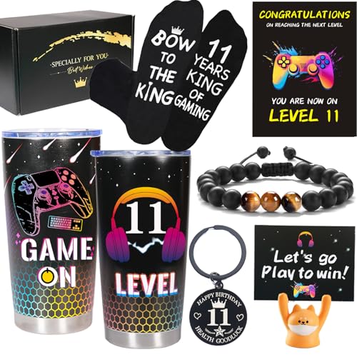Carselage 11 Year Old Boy Gifts, 11th Birthday Gift Decorations for Son, Gamer Gifts for Teenage Boy, Christmas Gift for Kids, Nephew, Grandson, Brother - Image 1