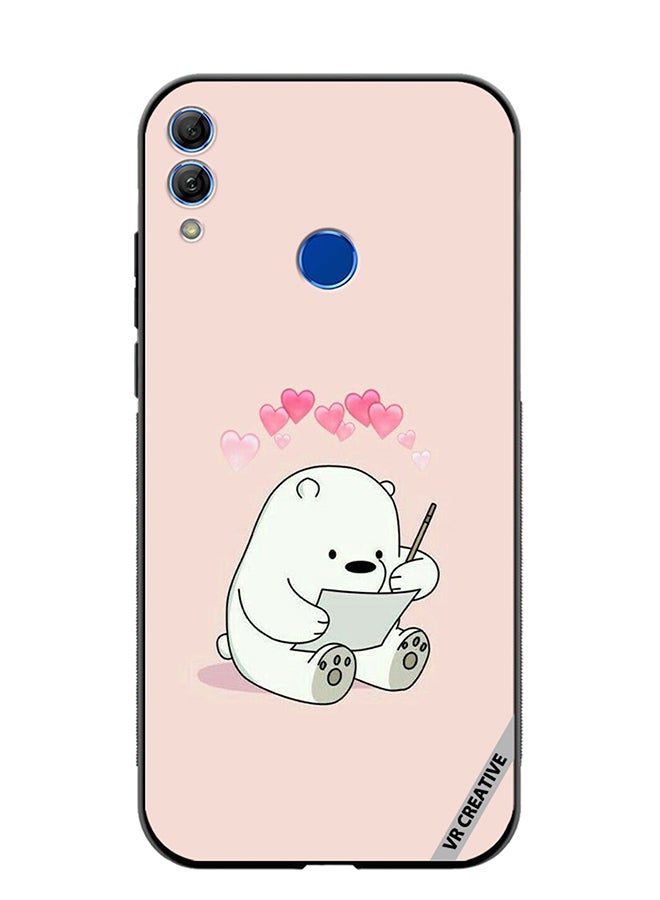 VR CREATIVE Protective Case Cover For Honor 10 Lite Cute Teddy Design Multicolour