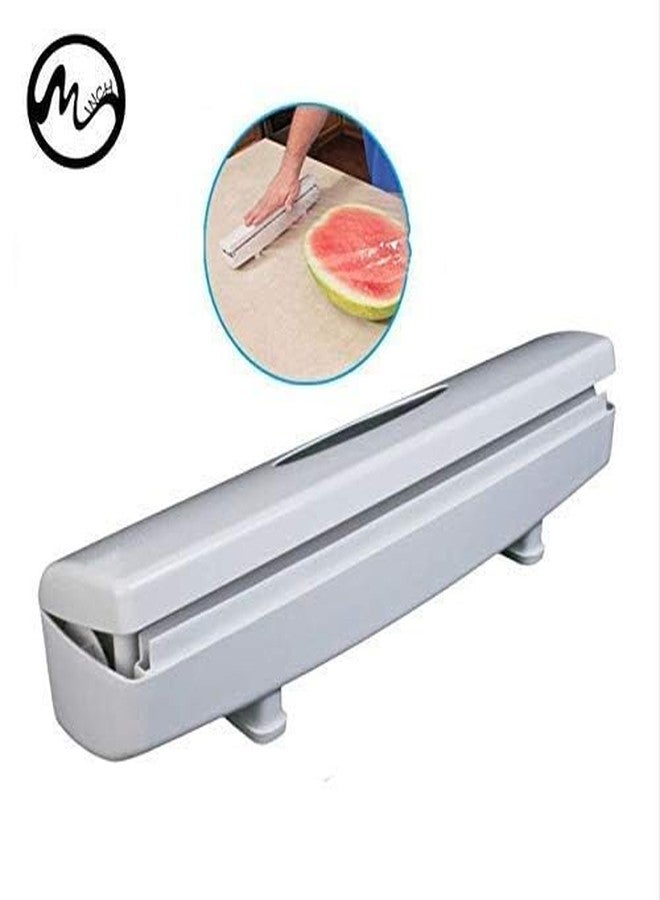 REDUCK™ Wraptastic Dispenser Wrap Food Fruits Vegetable Food Wrap Dispenser Aluminum Foil Wax Paper Cut for Food Packing Kitchen Accessories - Image 4