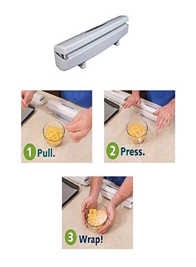 REDUCK™ Wraptastic Dispenser Wrap Food Fruits Vegetable Food Wrap Dispenser Aluminum Foil Wax Paper Cut for Food Packing Kitchen Accessories - Image 2