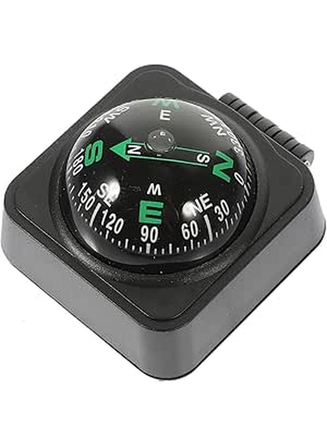 بوصلة سيارة قابلة للتعديل مع حامل للوحة القيادة لتوجيهات القيادة والملاحة الخارجية - Image 1