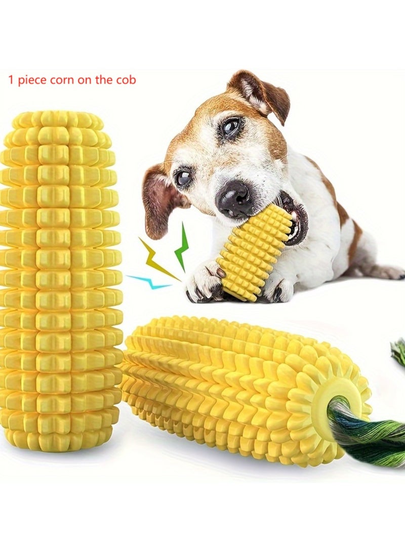 1Pcs Tough Durable Squeaky Interactive Dog Toys Puppy Teeth Chew Corn Stick Toy  - Image 1